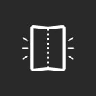 Galaxy Fold phone unfolded icon