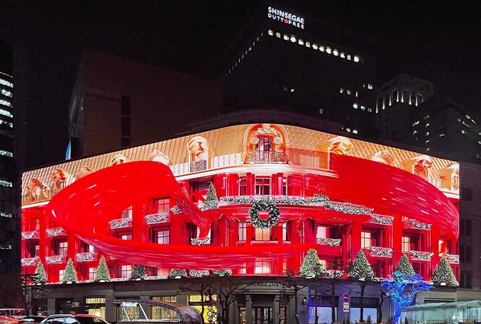 신세계백화점 본점 더 리저브 - 삼성 스마트 LED 사이니지
